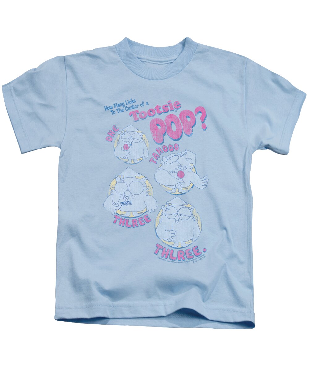 Tootsie Roll Kids T-Shirt featuring the digital art Tootsie Roll - Three by Brand A
