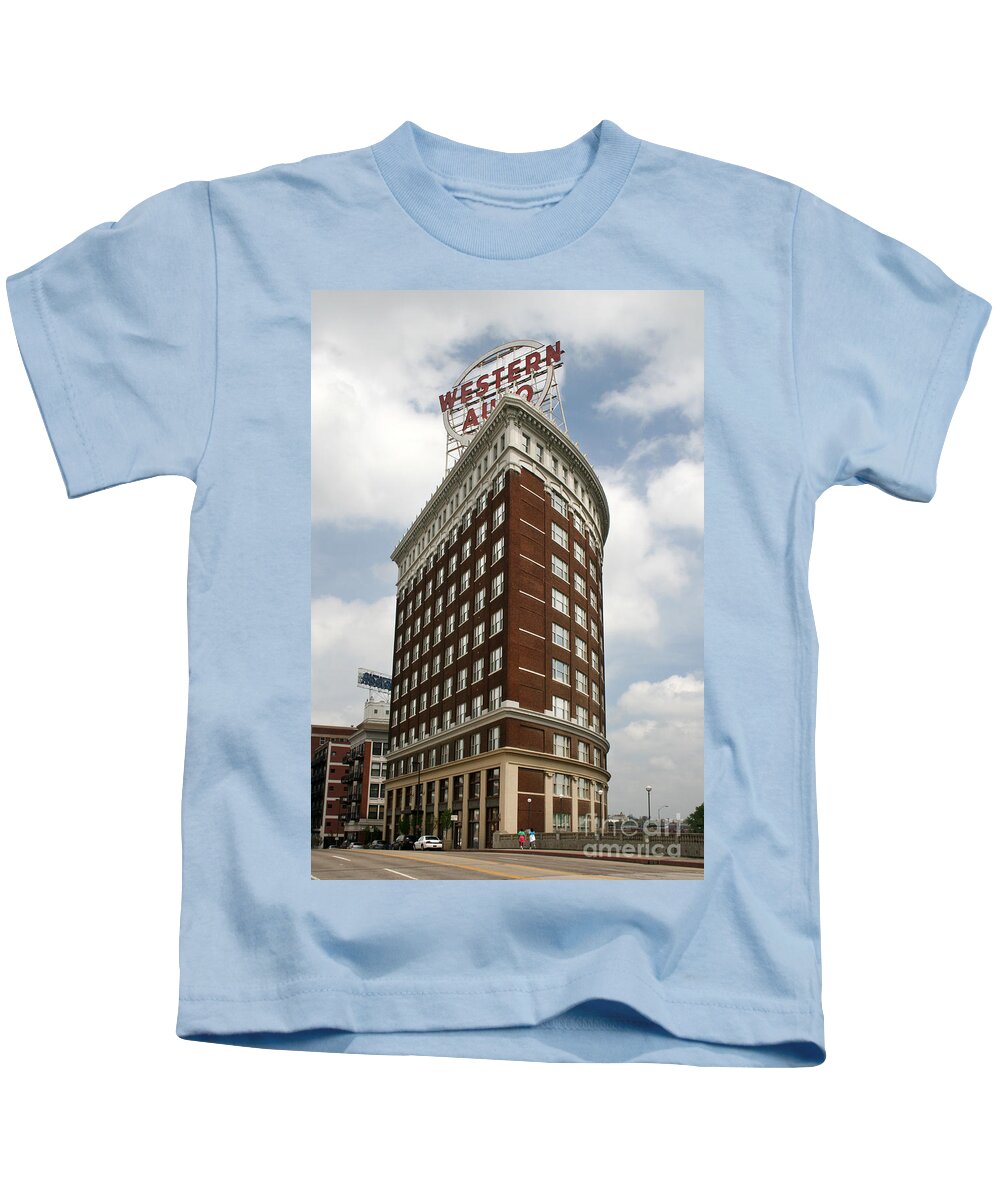 Kansas City Kids T-Shirt featuring the photograph Western Auto by Crystal Nederman