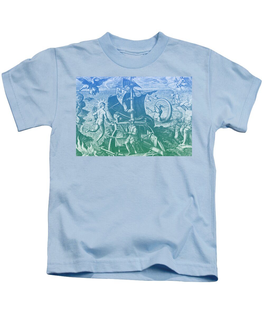 Magellan Setting Out To Sea, 1519 #1 Kids T-Shirt by Photo