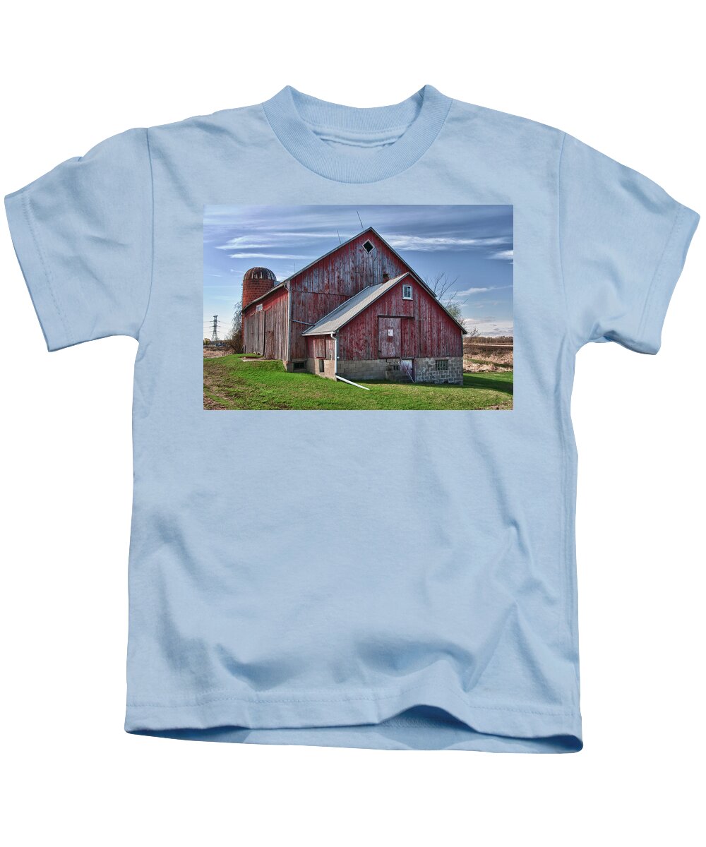 Barn Kids T-Shirt featuring the photograph The Fargo Project 12232c by Guy Whiteley