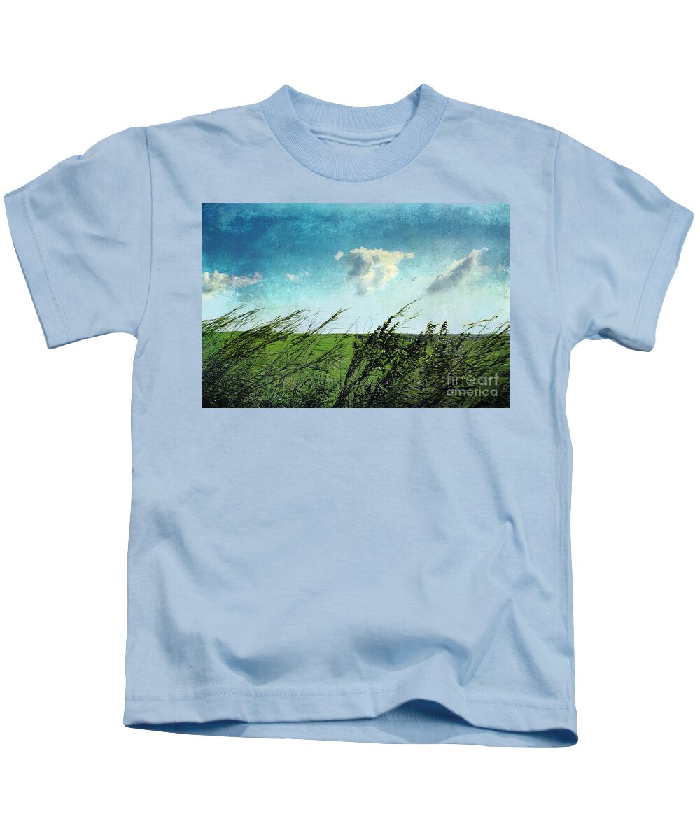South Point Kids T-Shirt featuring the photograph Ka Lae Winds by Ellen Cotton