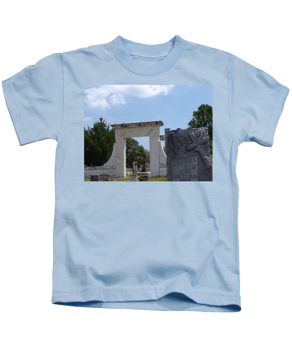 Cemetery Kids T-Shirt featuring the photograph Marble Arch by Al Griffin