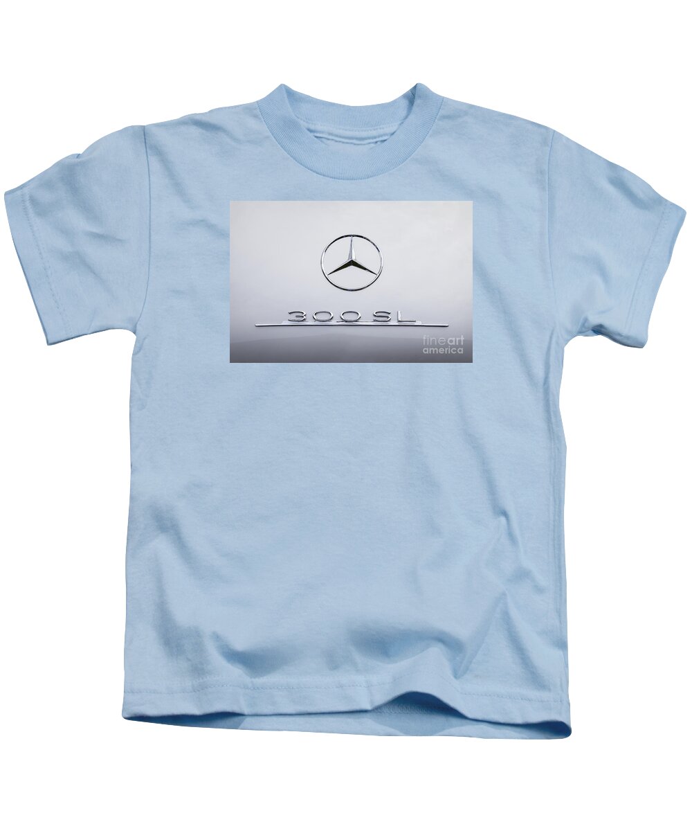 Mercedes Benz Kids T-Shirt featuring the photograph 300 Sl #1 by Dennis Hedberg