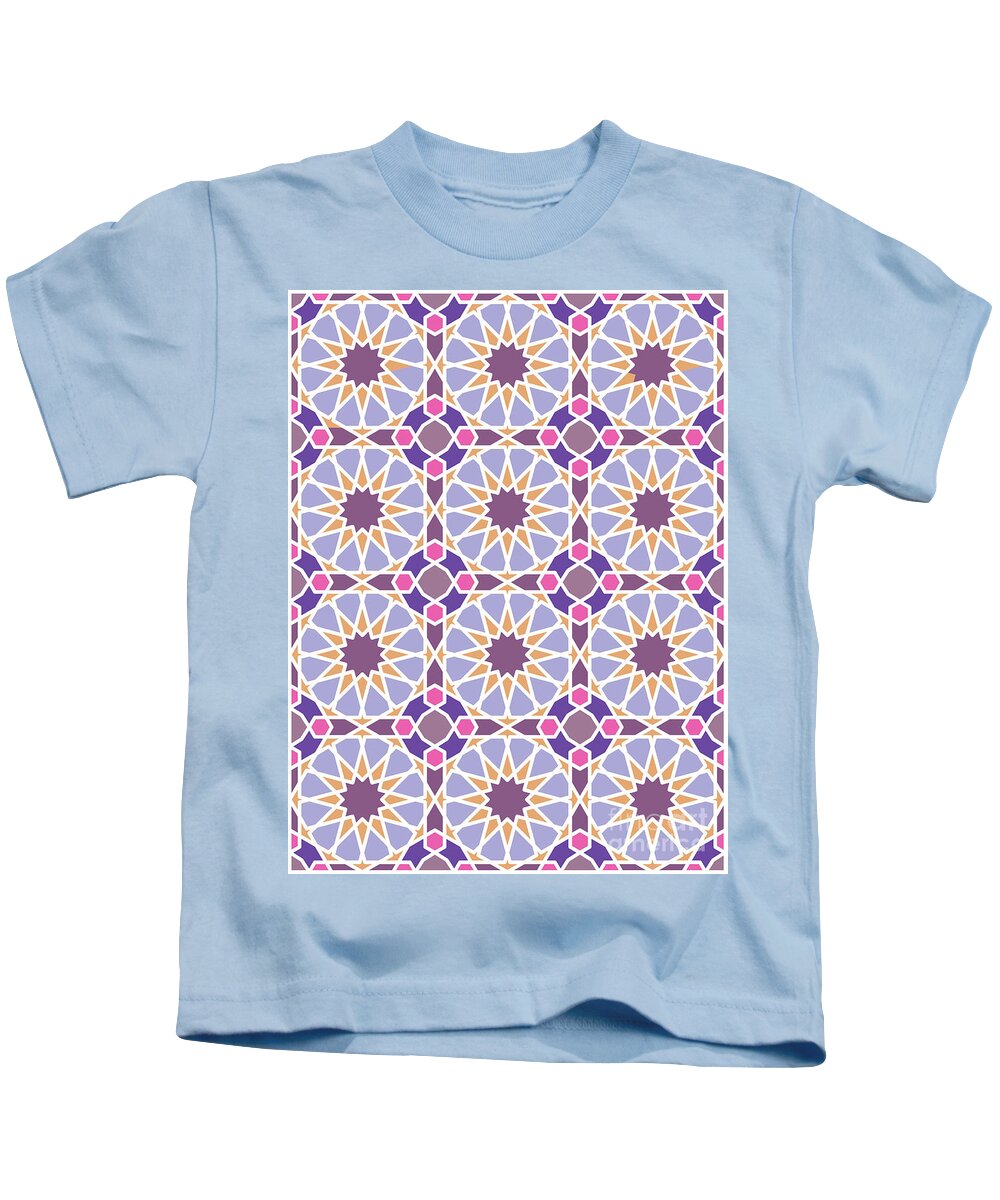 Pattern Kids T-Shirt featuring the digital art Geometric Pattern #2 by Ariadna De Raadt