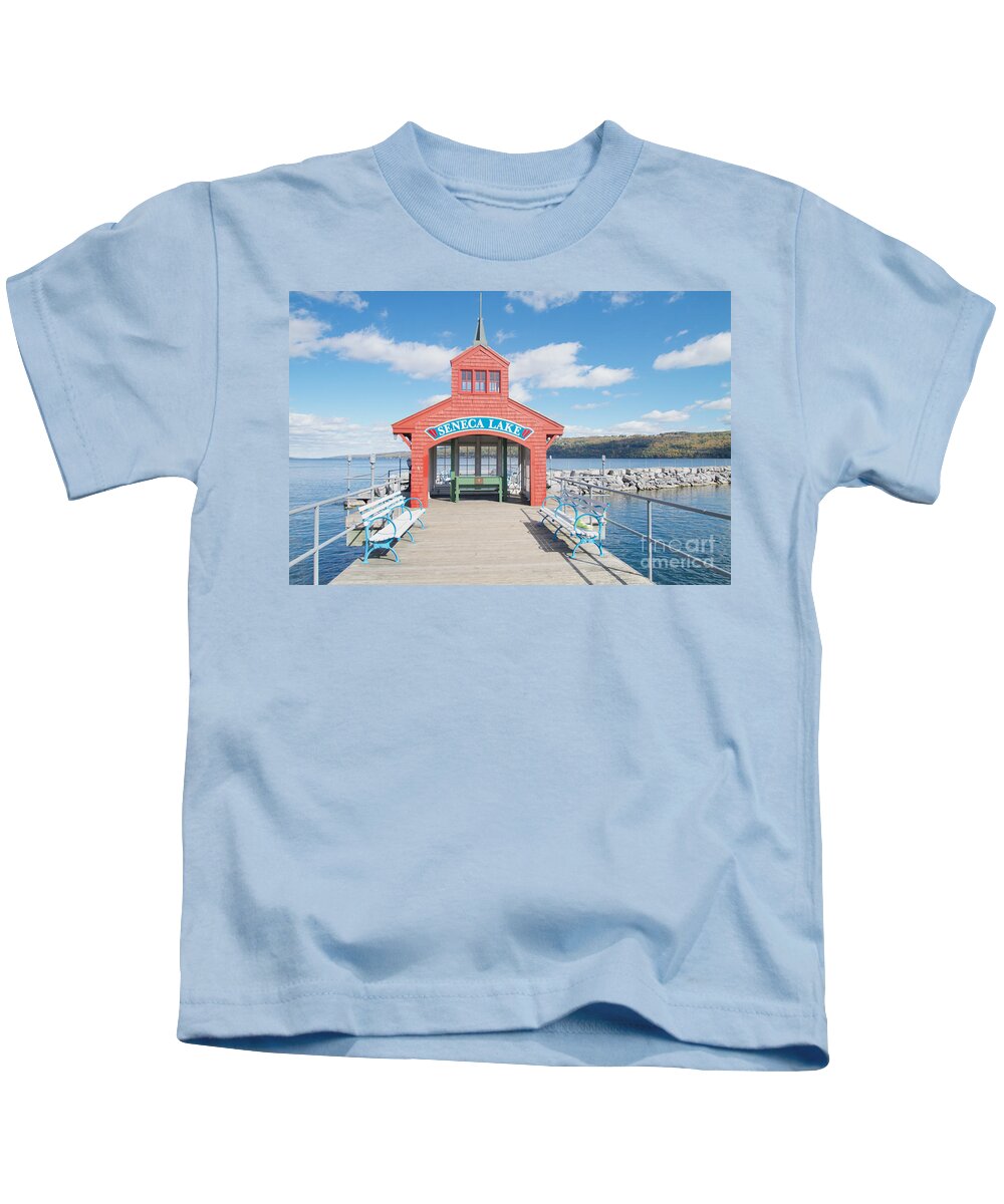 Seneca Lake Kids T-Shirt featuring the photograph Seneca Lake #1 by William Norton