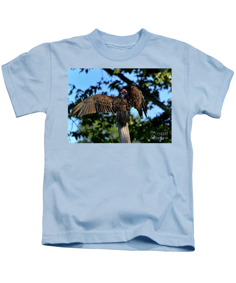 Turkey Vulture Kids T-Shirt featuring the photograph Turkey Vulture #3 by Marc Bittan