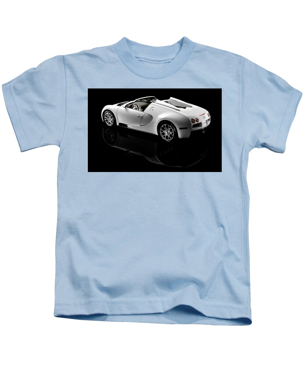 Bugatti Veyron Kids T-Shirt featuring the photograph Bugatti Veyron #7 by Jackie Russo