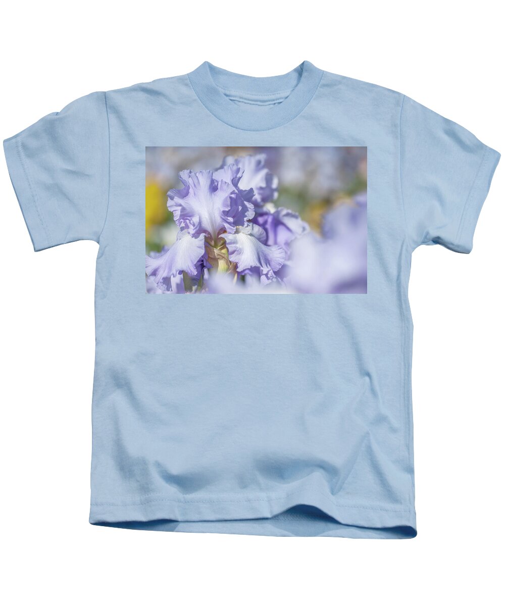 Jenny Rainbow Fine Art Photography Kids T-Shirt featuring the photograph Absolute Treasure 1. The Beauty of Irises by Jenny Rainbow