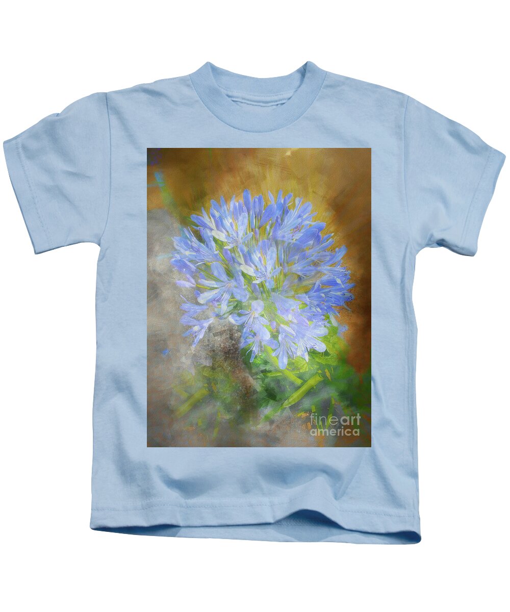 Floral Kids T-Shirt featuring the photograph Agapanthus I by Jack Torcello