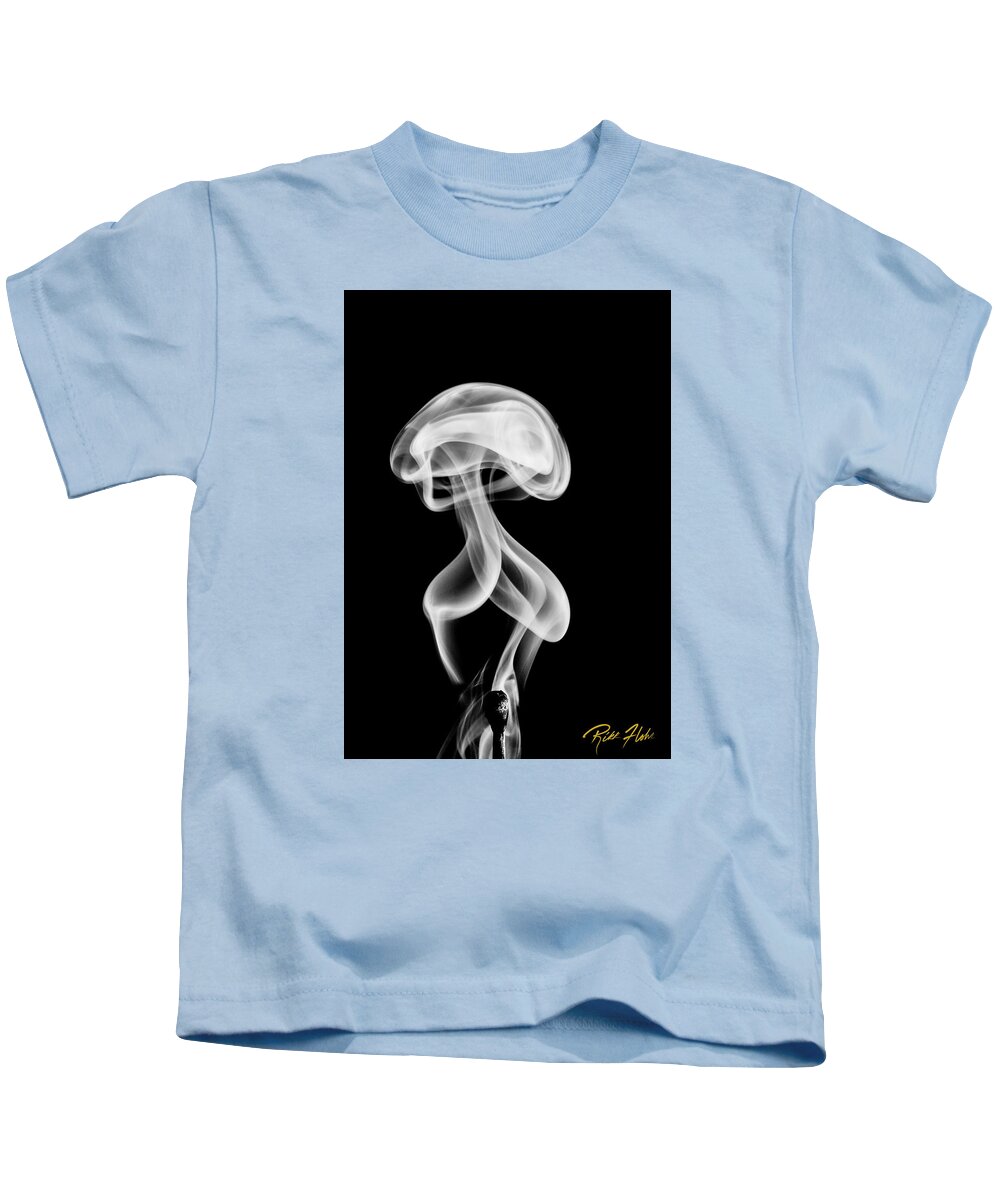 Match Kids T-Shirt featuring the photograph Alien Smoke Creature by Rikk Flohr
