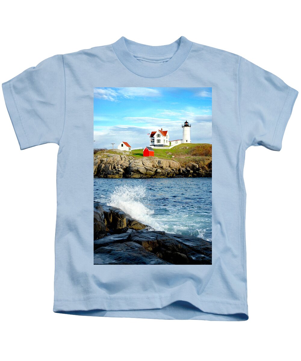 Art Kids T-Shirt featuring the photograph Another Nubble by Greg Fortier