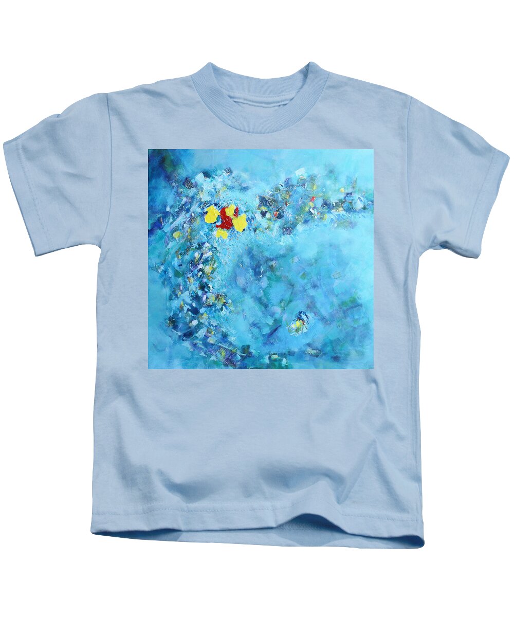 Acrylic Kids T-Shirt featuring the painting Atlantis Rising by Christiane Kingsley