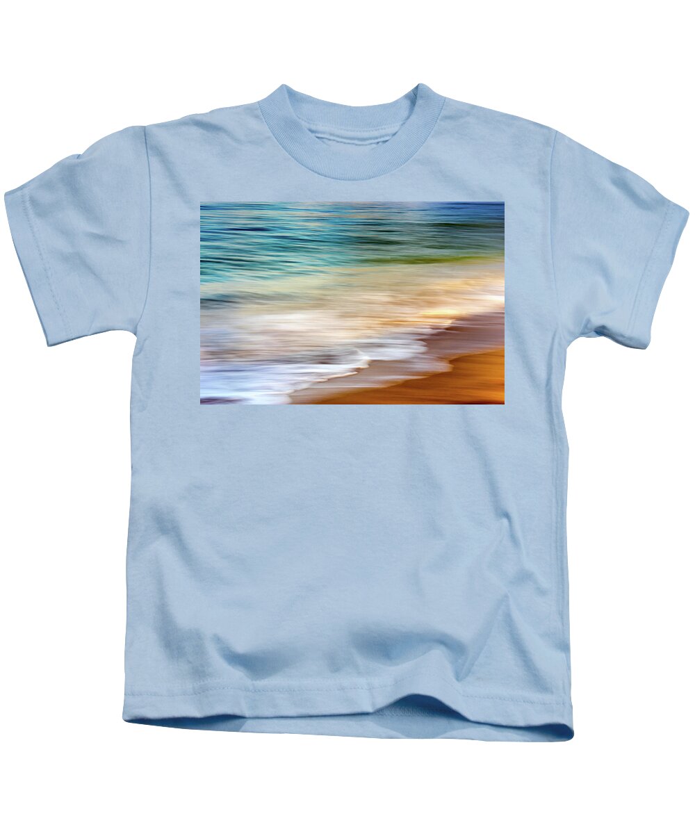 Hawaii Kids T-Shirt featuring the photograph Beach Abstract by Christopher Johnson