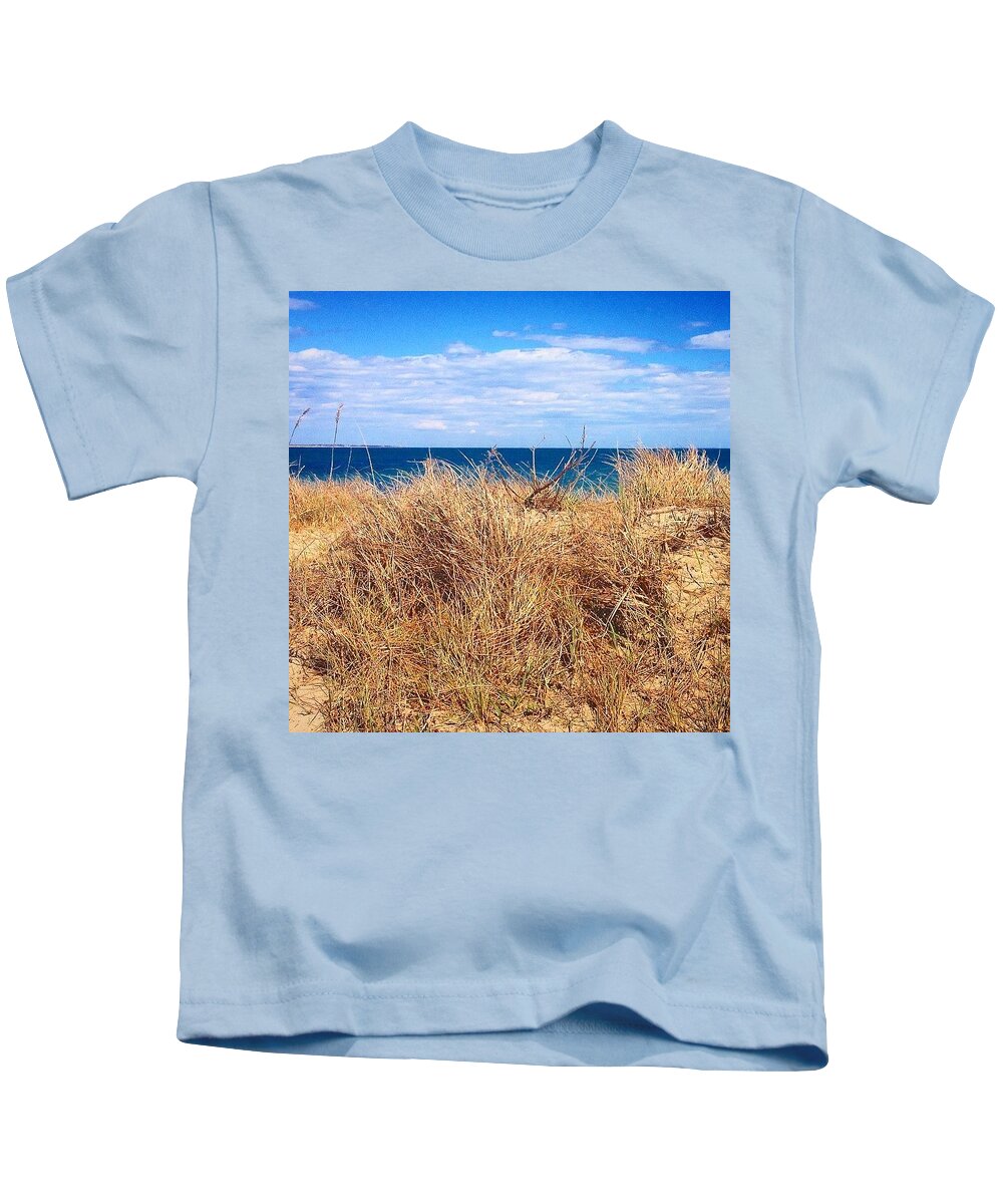 Water Kids T-Shirt featuring the photograph Beyond The Land by Kate Arsenault 