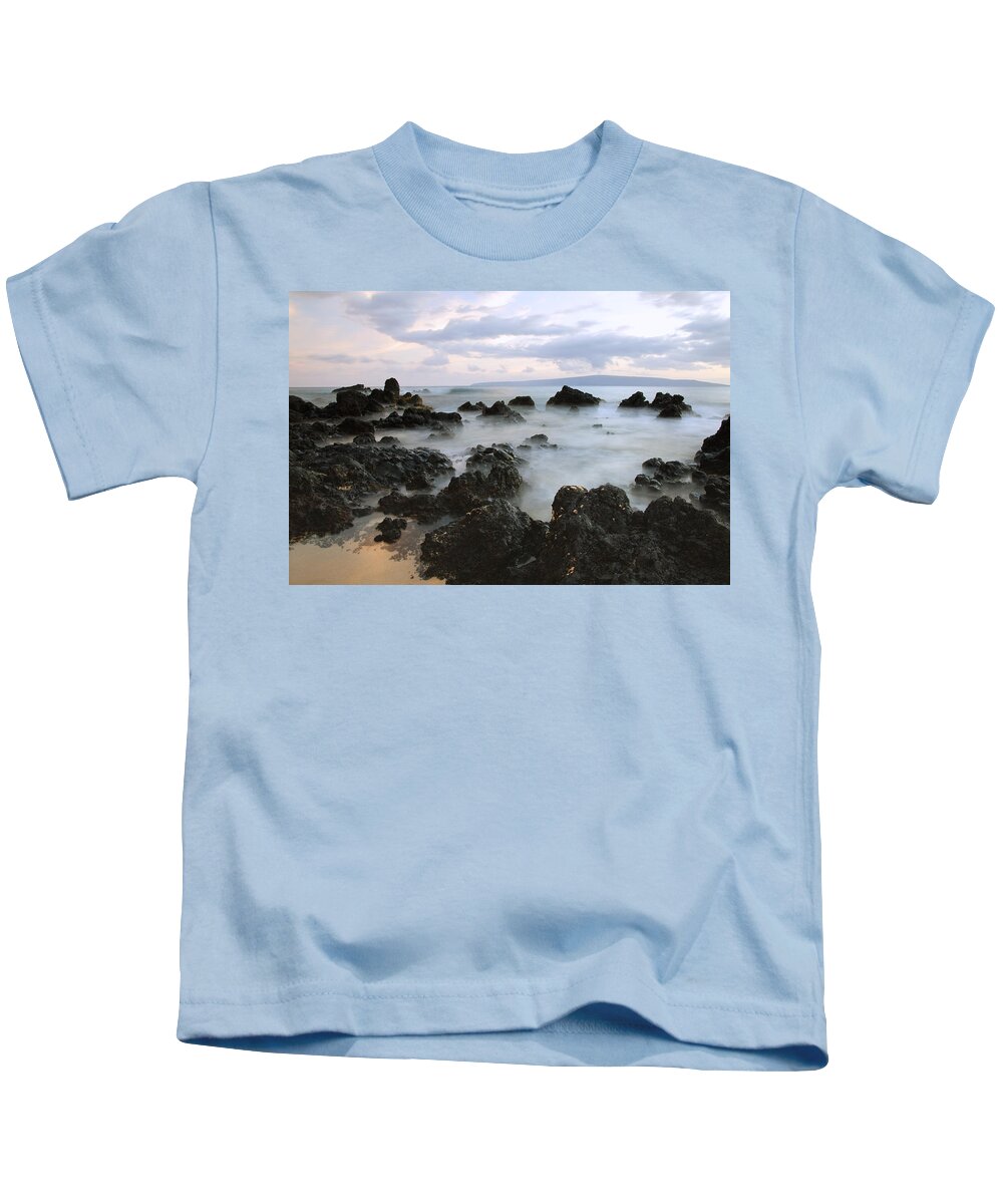 Artistic Kids T-Shirt featuring the photograph Beautiful Makena Coast by Jenna Szerlag