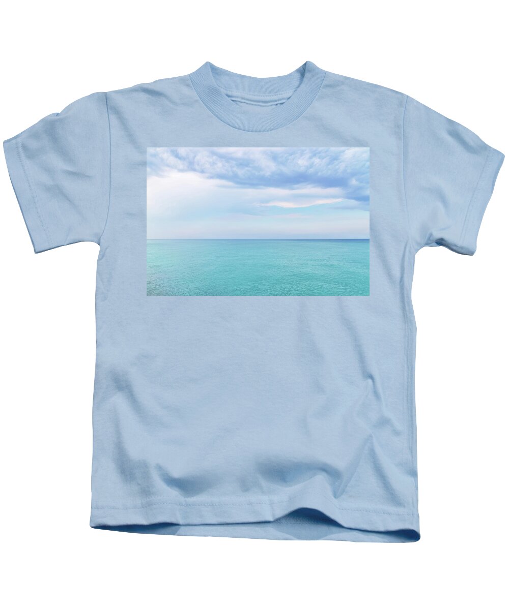 Sea Kids T-Shirt featuring the photograph Beautiful Mediterranean Sea by GoodMood Art