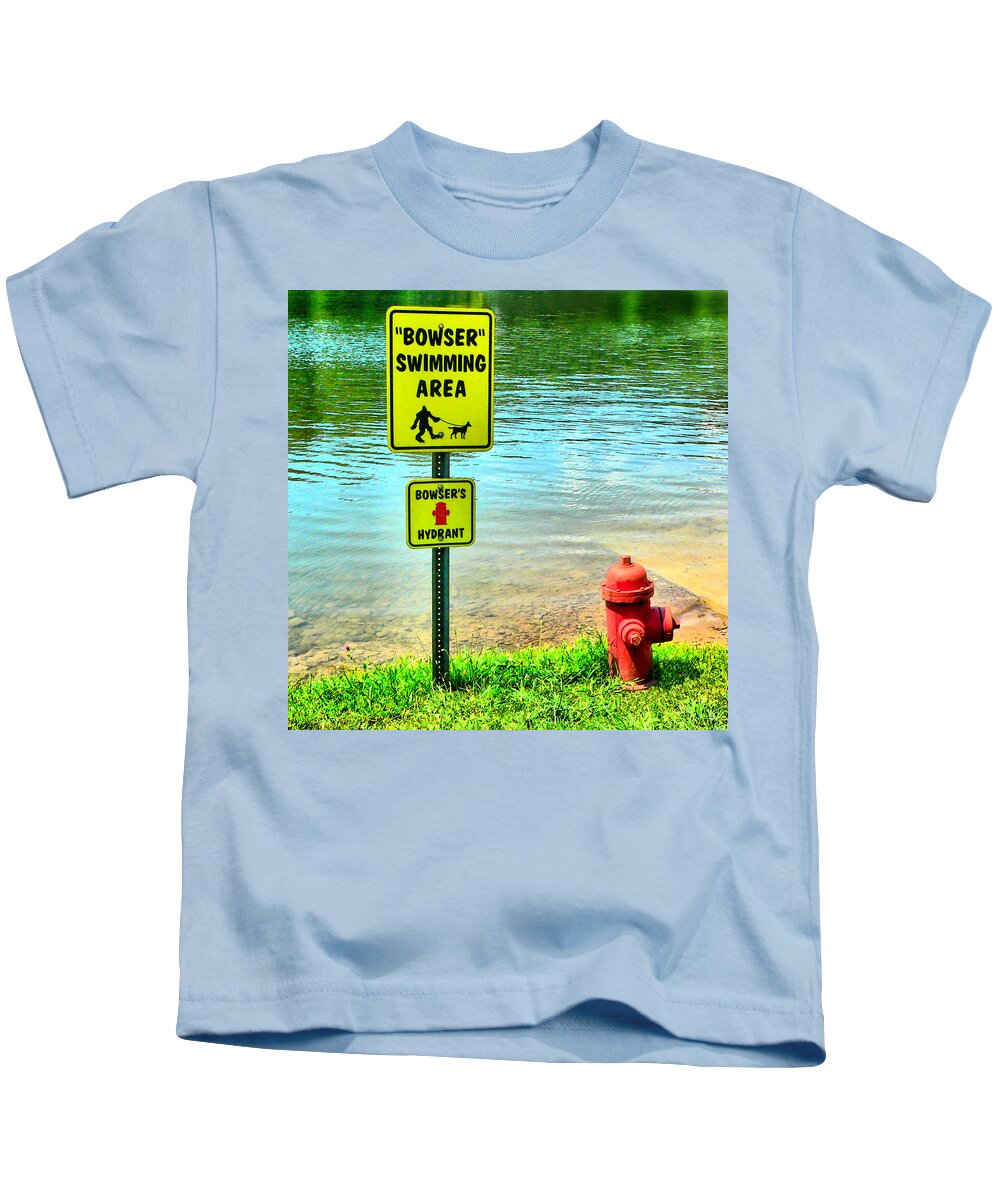 Bow Wow Kids T-Shirt featuring the photograph Bow Wow by Kathy K McClellan