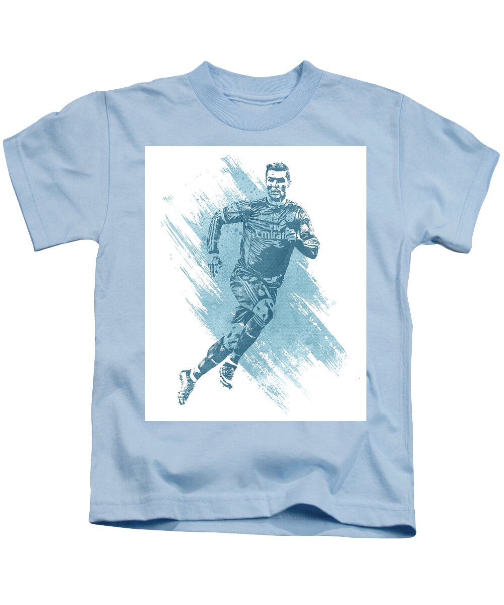 Snelkoppelingen Demonteer tsunami Cristiano Ronaldo Real Madrid water color art 1 Kids T-Shirt by Joe  Hamilton - Pixels