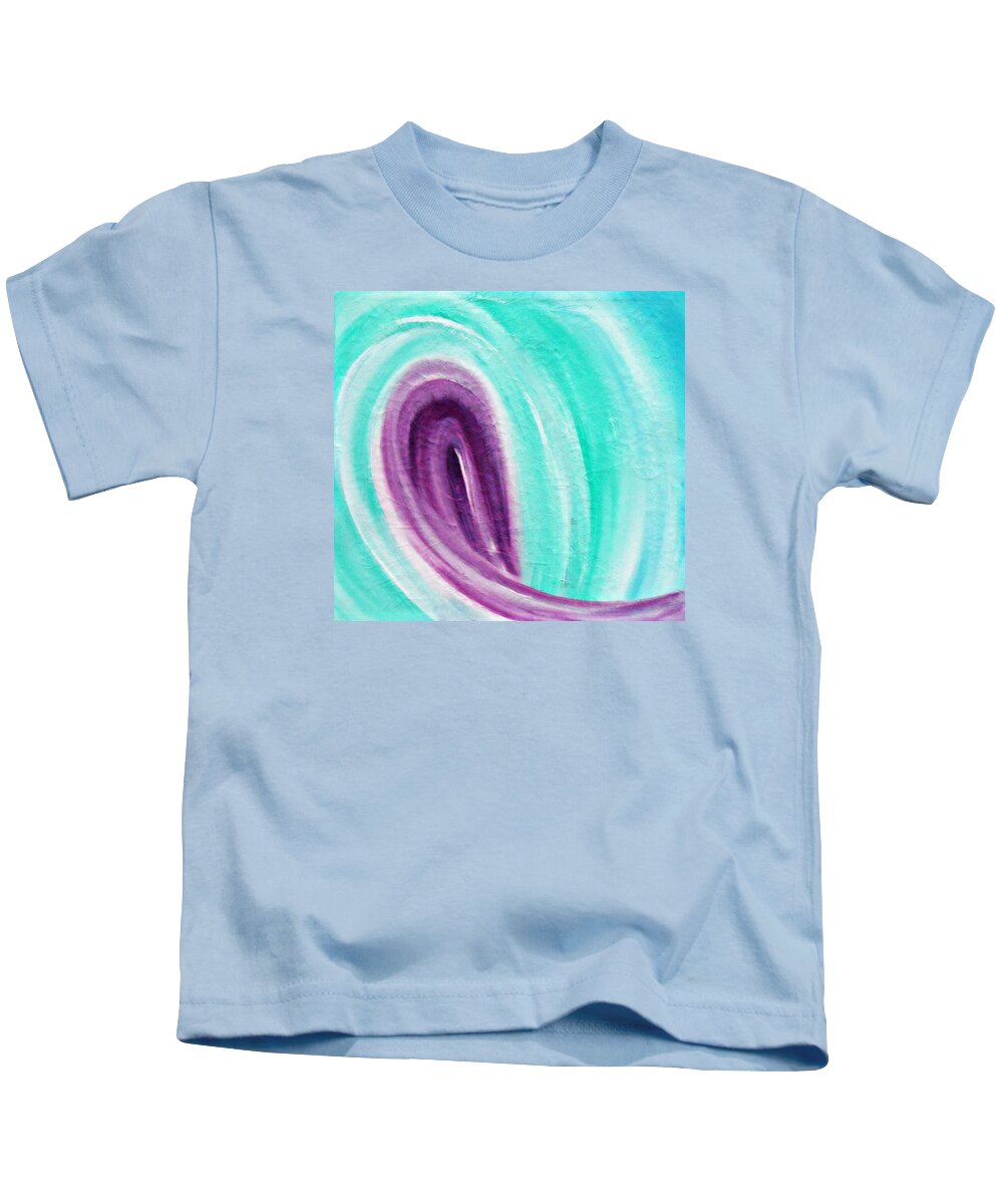 Cy Lantyca Kids T-Shirt featuring the painting Cy Lantyca 26 by Cyryn Fyrcyd