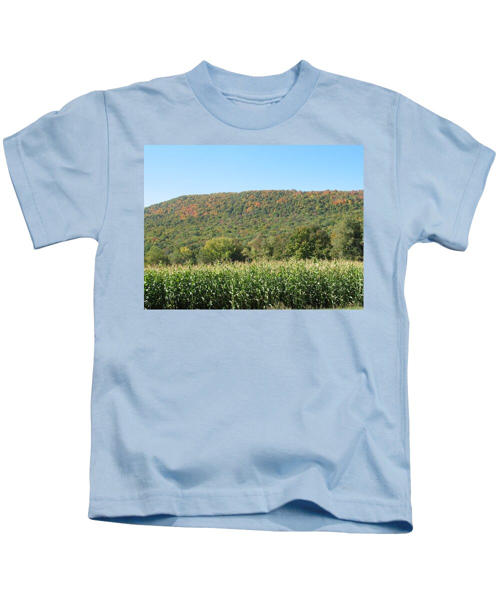 Landscape Kids T-Shirt featuring the photograph End of Season by Ed Smith