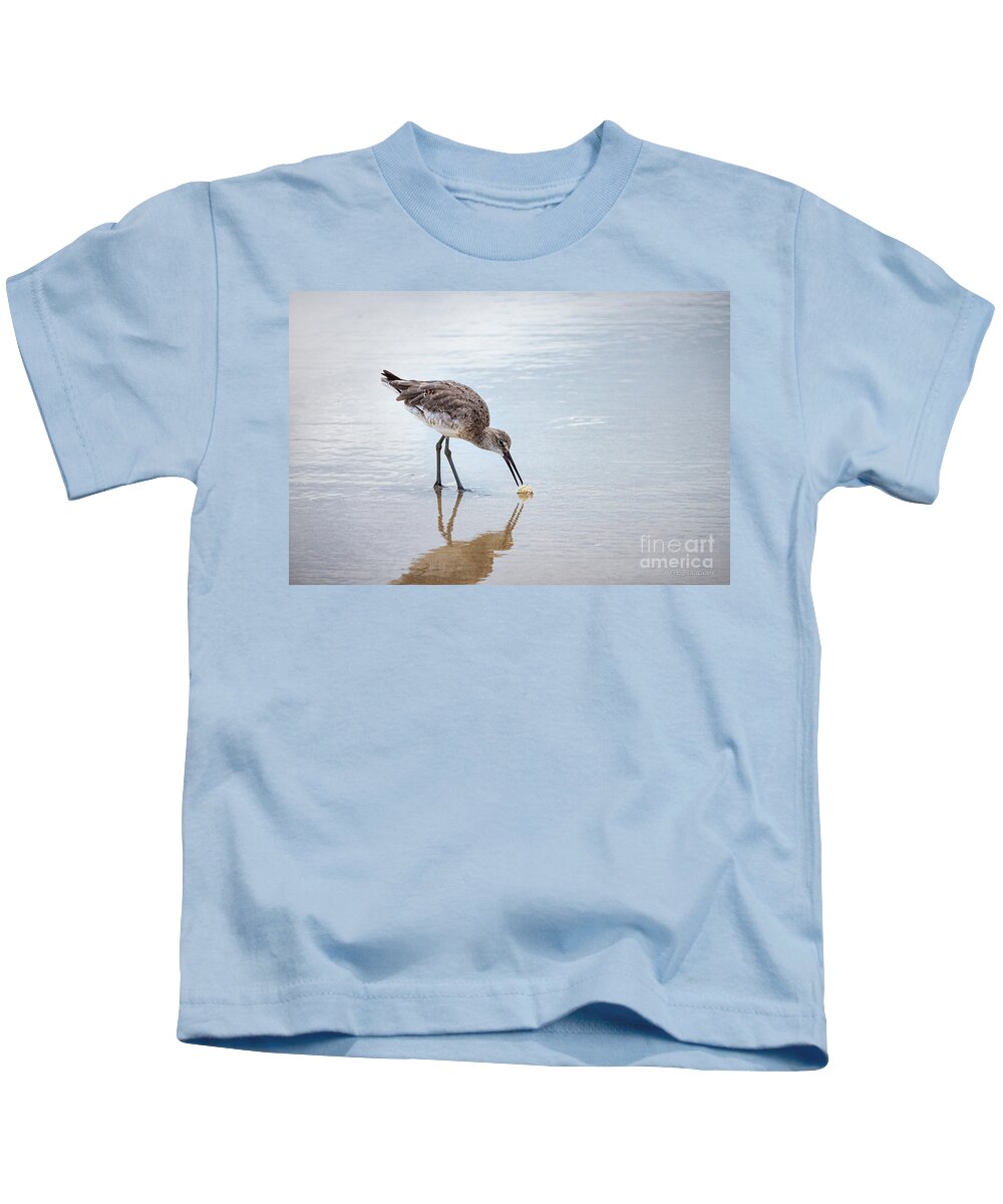 Florida Kids T-Shirt featuring the photograph Enjoying A Meal by Todd Blanchard