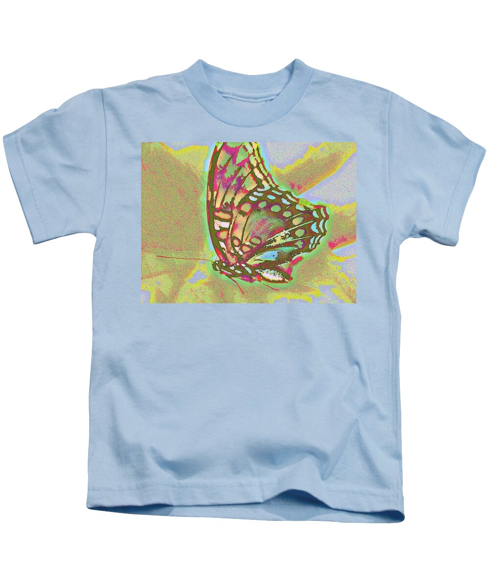 Butterfly Kids T-Shirt featuring the photograph Experiment In Aesthetic Engineering by Andy Rhodes