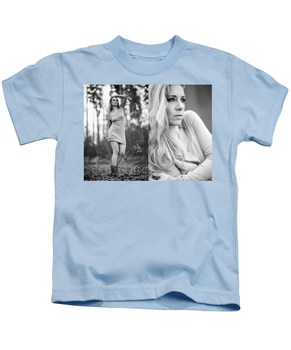Woman Kids T-Shirt featuring the photograph Fall Collage by Ralf Kaiser