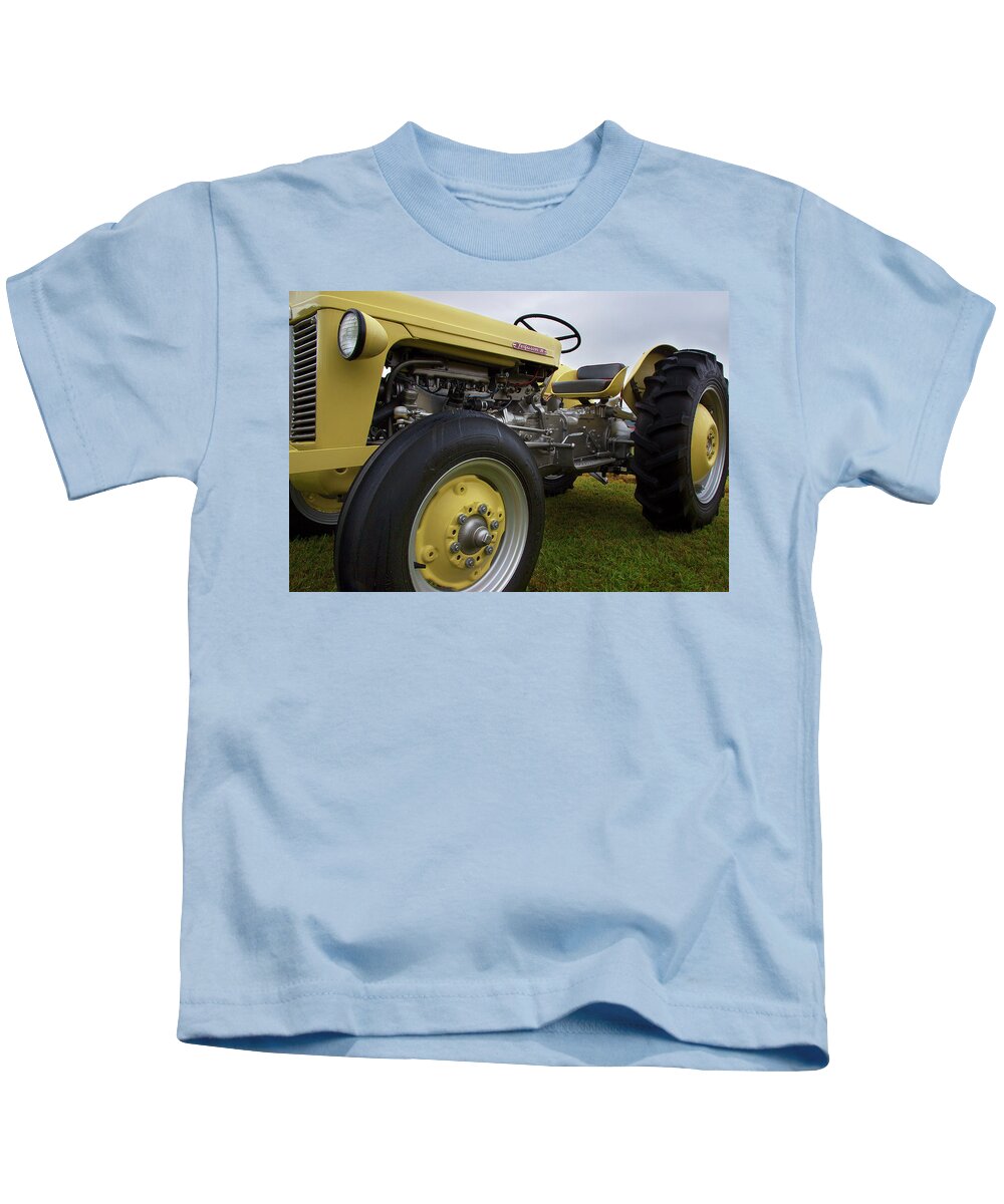 Tractor Kids T-Shirt featuring the photograph Ferguson 35 by Mike Eingle