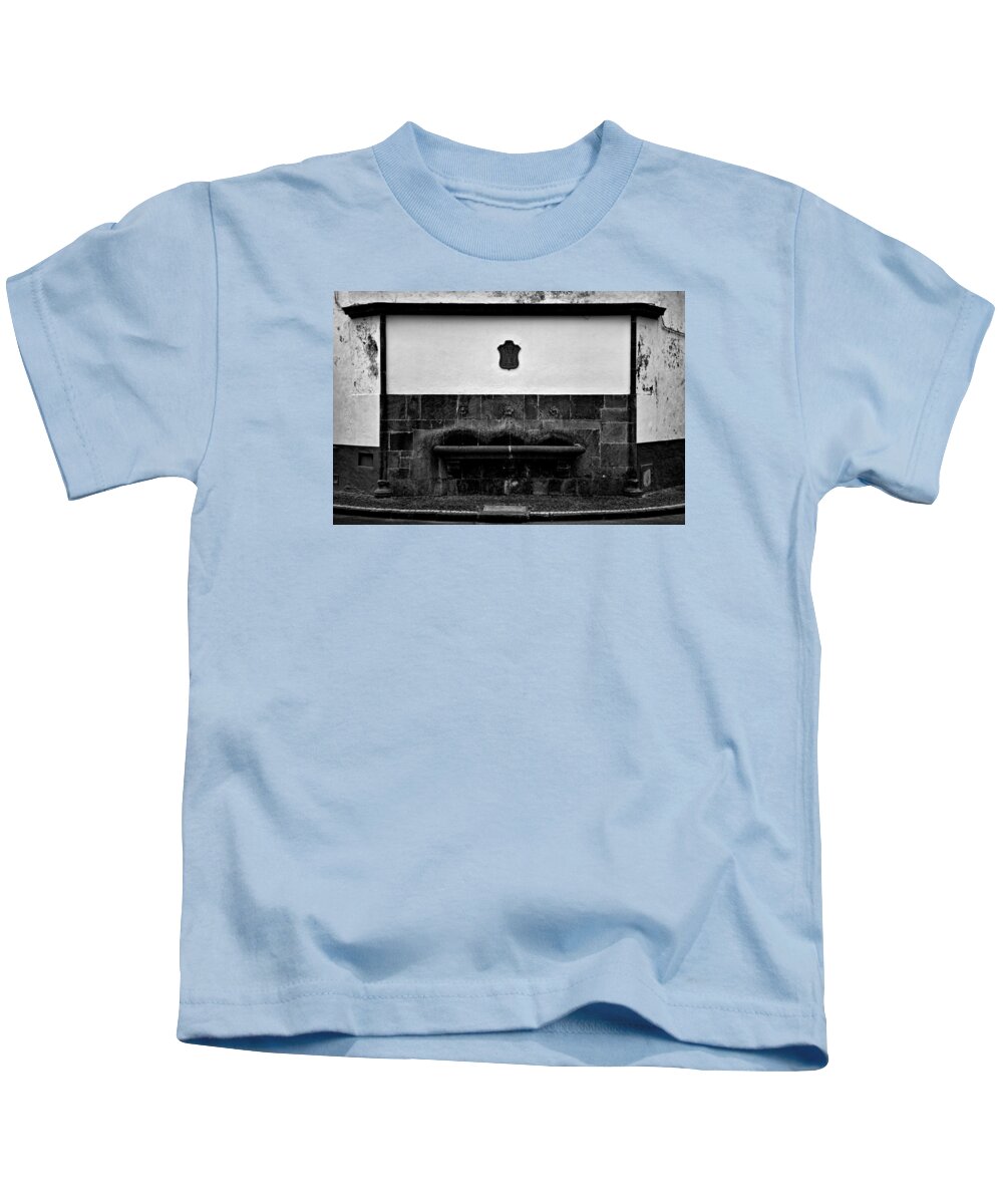 Acores Kids T-Shirt featuring the photograph Fine Art Back and White270 by Joseph Amaral