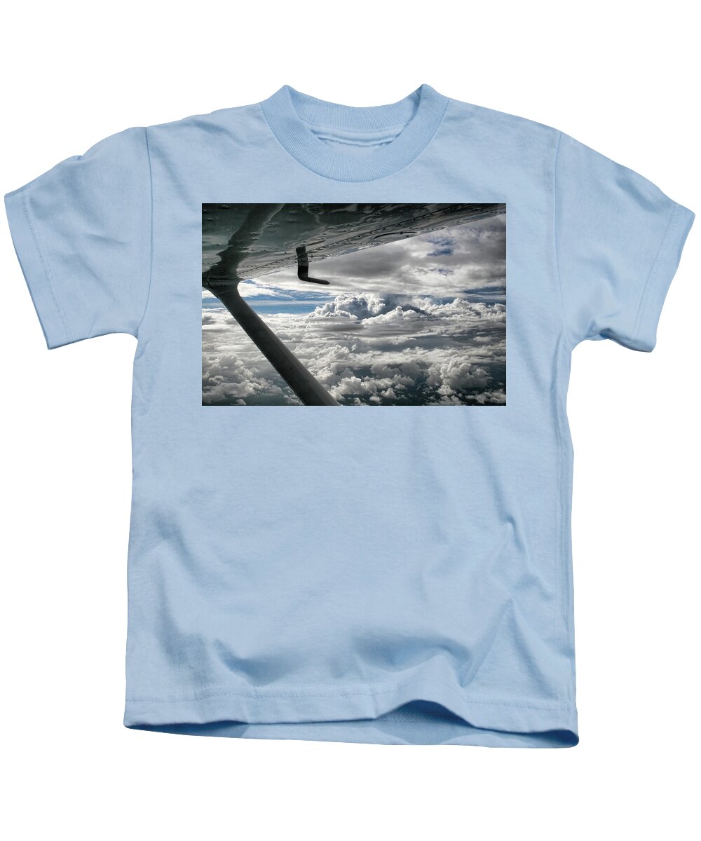 Cessna Kids T-Shirt featuring the photograph Flight of Dreams by Patricia Montgomery