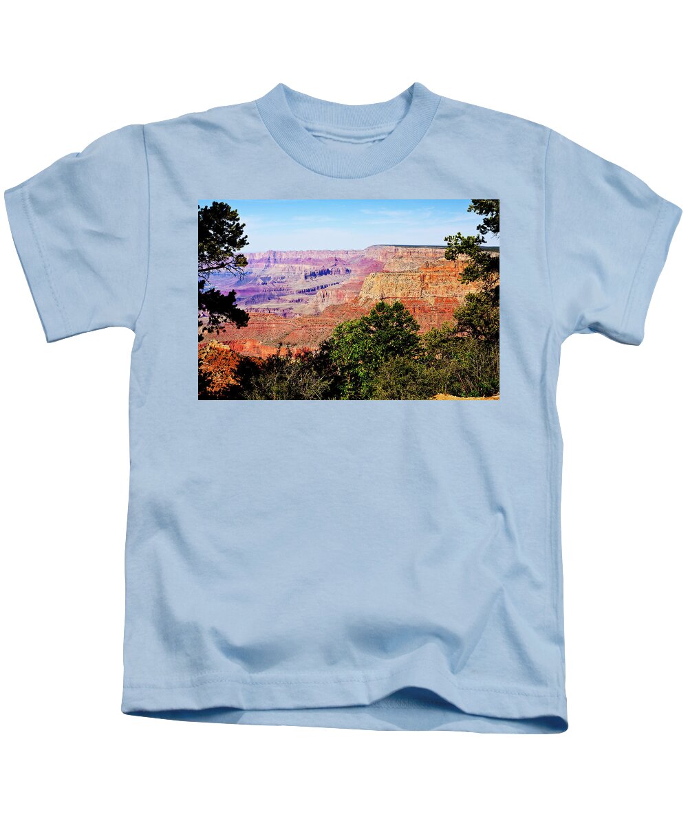 Grand Canyon National Park Kids T-Shirt featuring the photograph Grand Canyon Arizona 2 by Tatiana Travelways