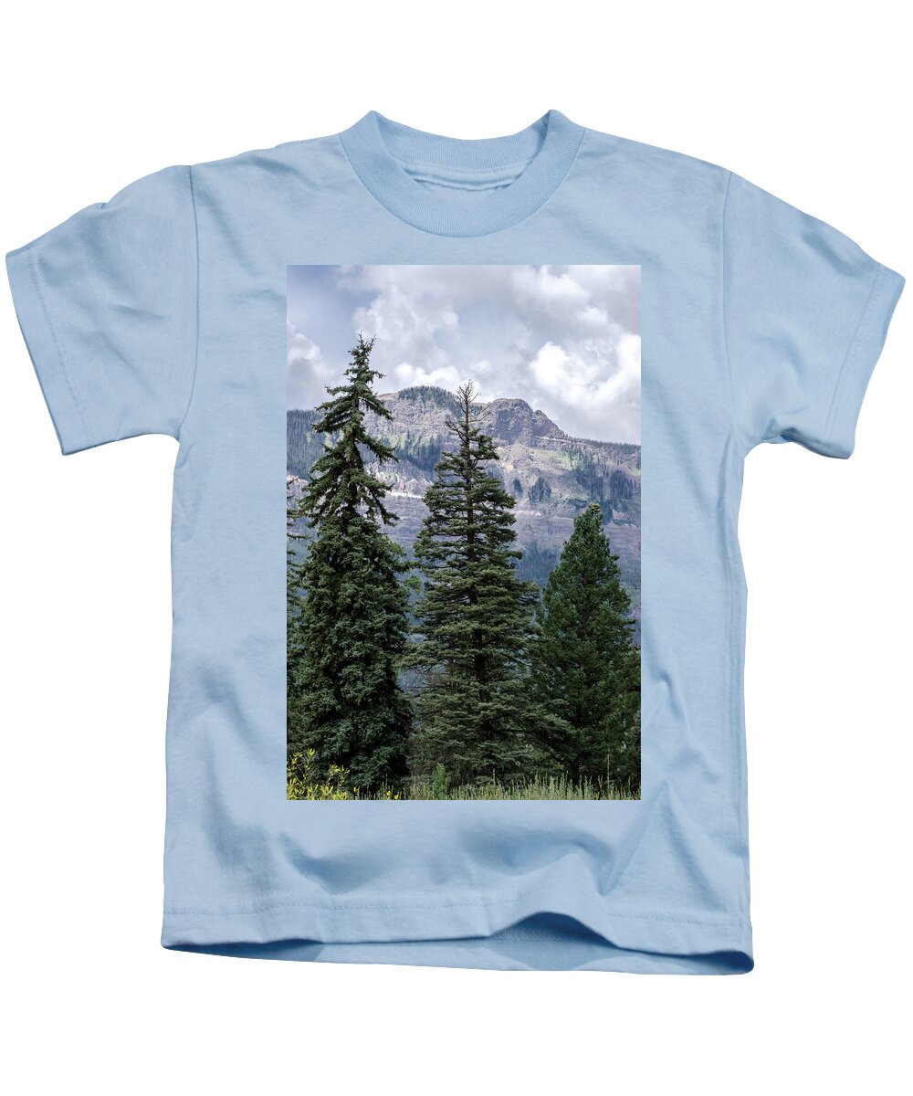 Trees Kids T-Shirt featuring the photograph Grand Mesa Forest by Jaime Mercado