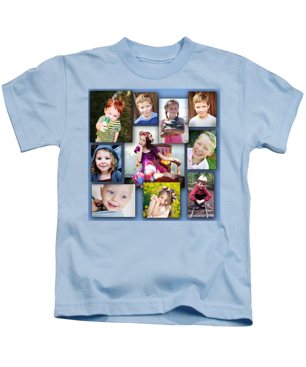 Grandkidz Kids T-Shirt featuring the photograph Grandkidz by Sumoflam Photography