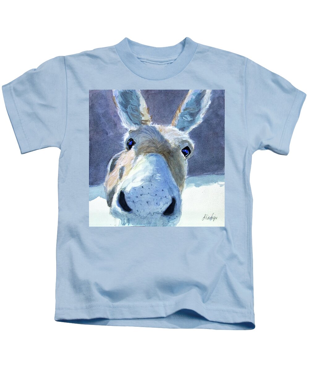 Wild Kids T-Shirt featuring the painting Helloooo by Sheila Wedegis