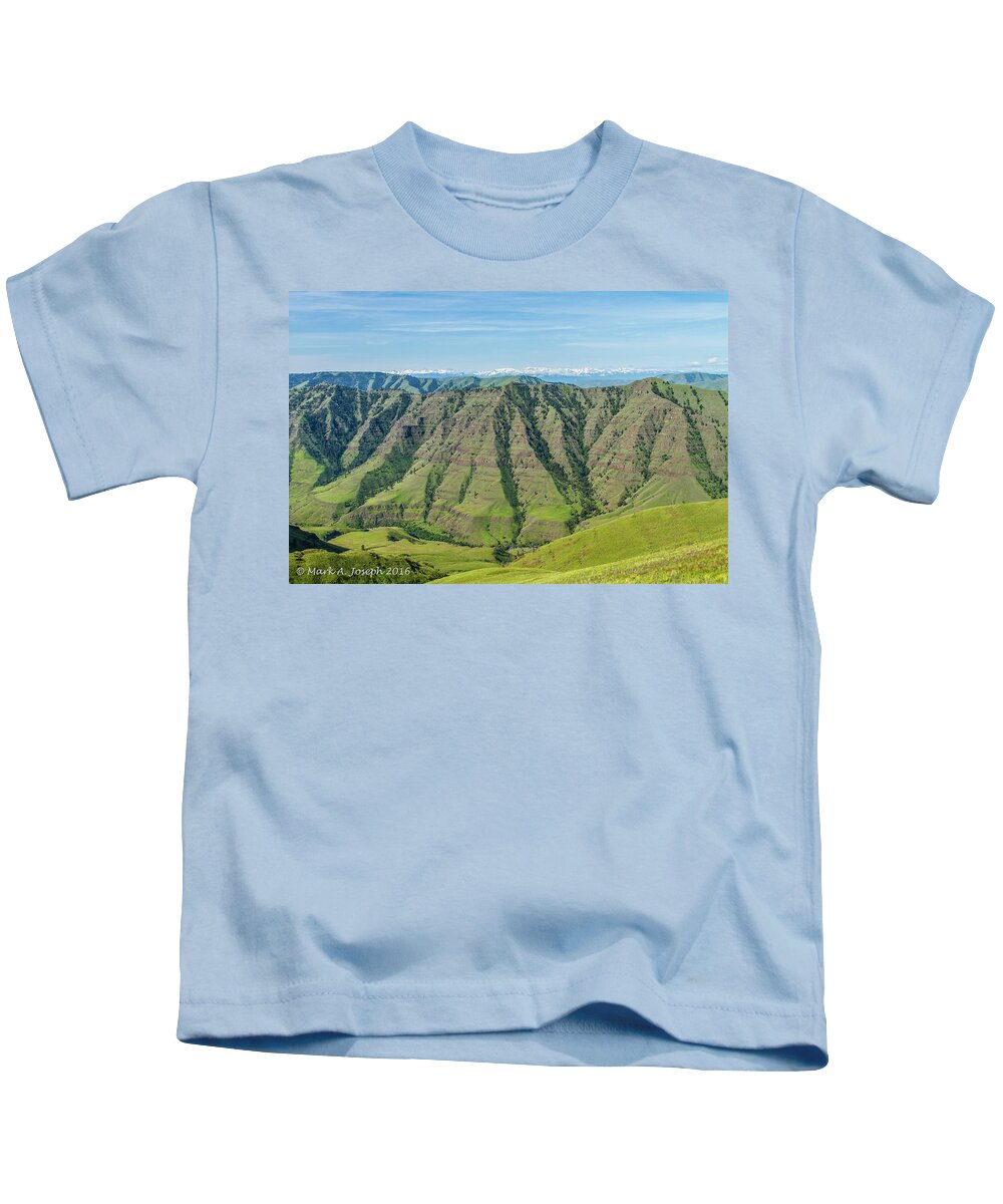 Hell's Canyon Kids T-Shirt featuring the photograph Hell's Canyon by Mark Joseph