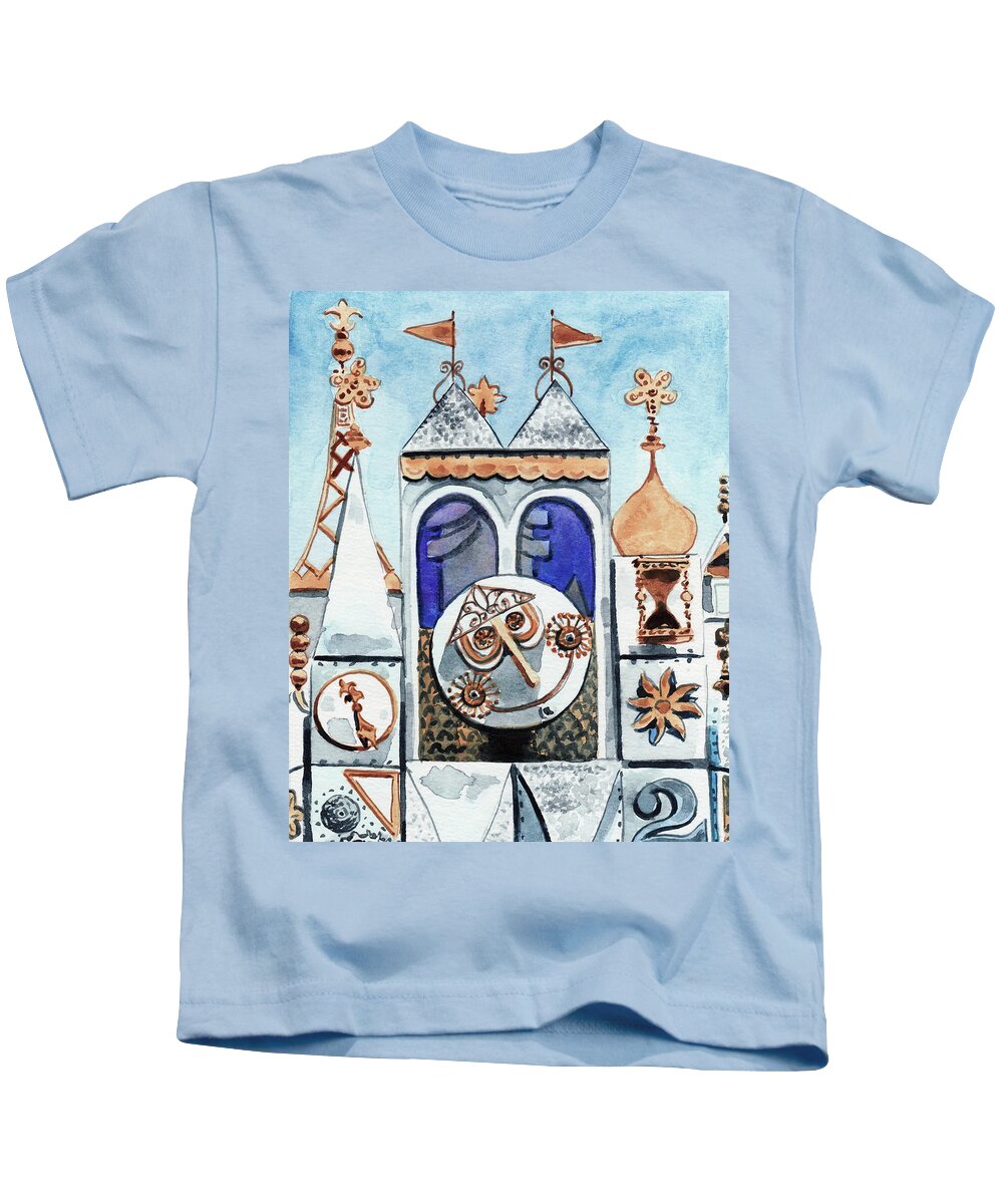 It's A Small World Clocktower Disneyworld Magic Kingdom Disneyland
