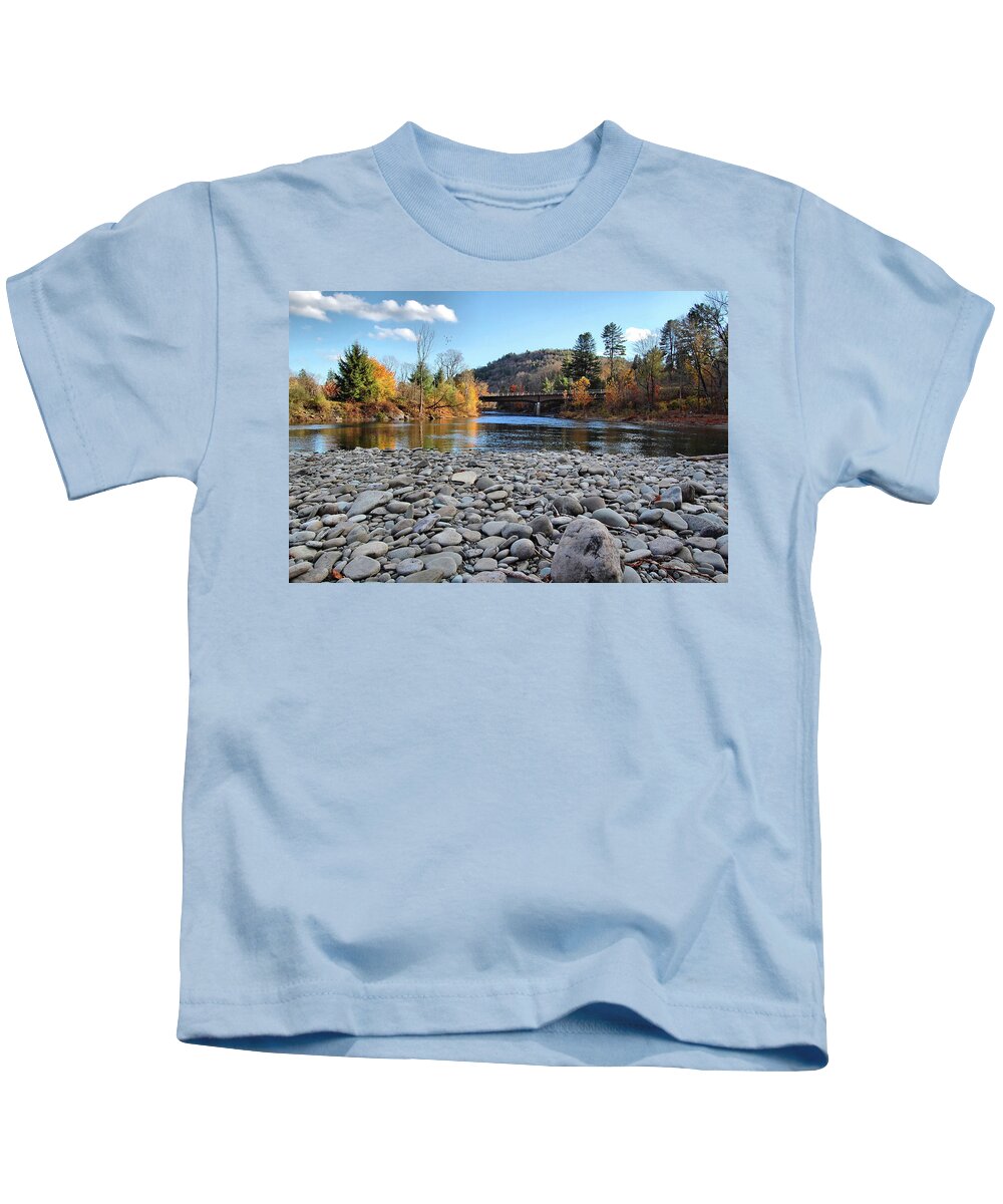 Junction Pool Kids T-Shirt featuring the photograph Junction Pool by Ben Prepelka