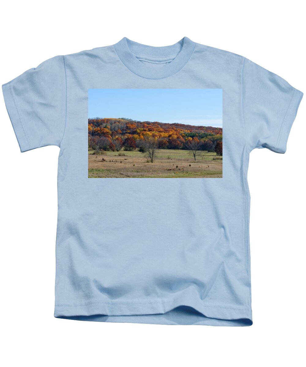 Autumn Kids T-Shirt featuring the photograph Kettle Morraine in Autumn by Peter Ponzio