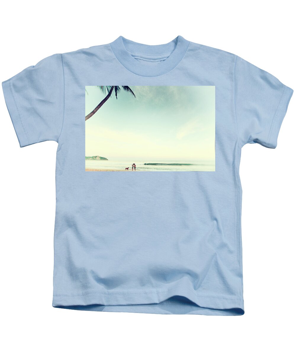 Surfing Kids T-Shirt featuring the photograph Kiss by Nik West