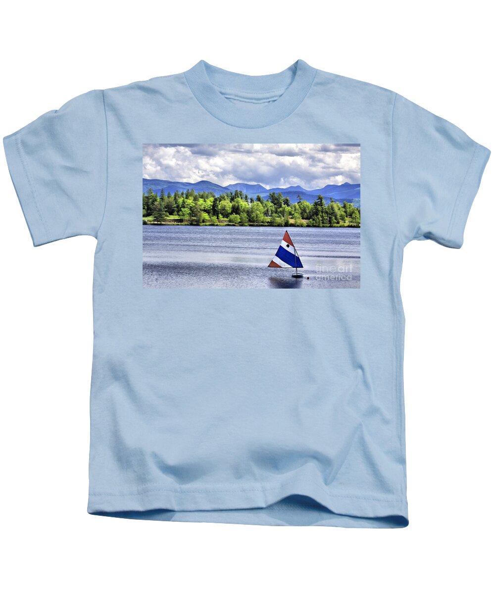 Lakeplacid Kids T-Shirt featuring the photograph Lake Placid by Deborah Benoit