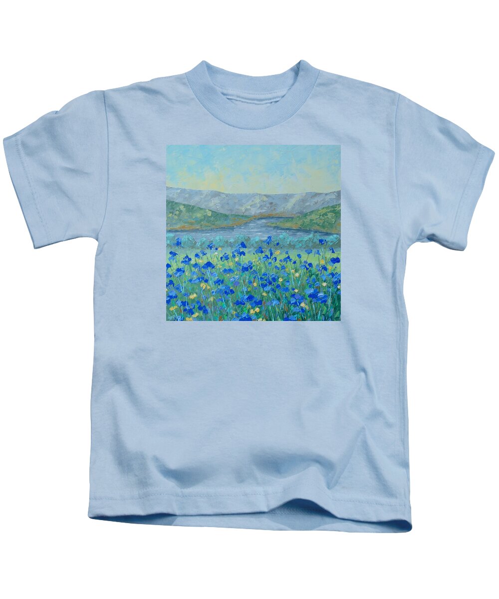 Provence Kids T-Shirt featuring the painting Les Apes by Frederic Payet