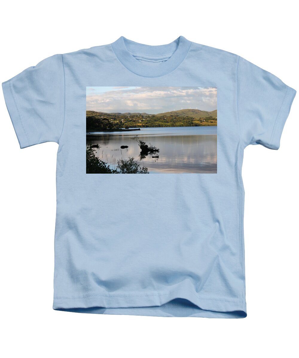 Lough Eske Kids T-Shirt featuring the photograph Lough Eske 4251 by John Moyer
