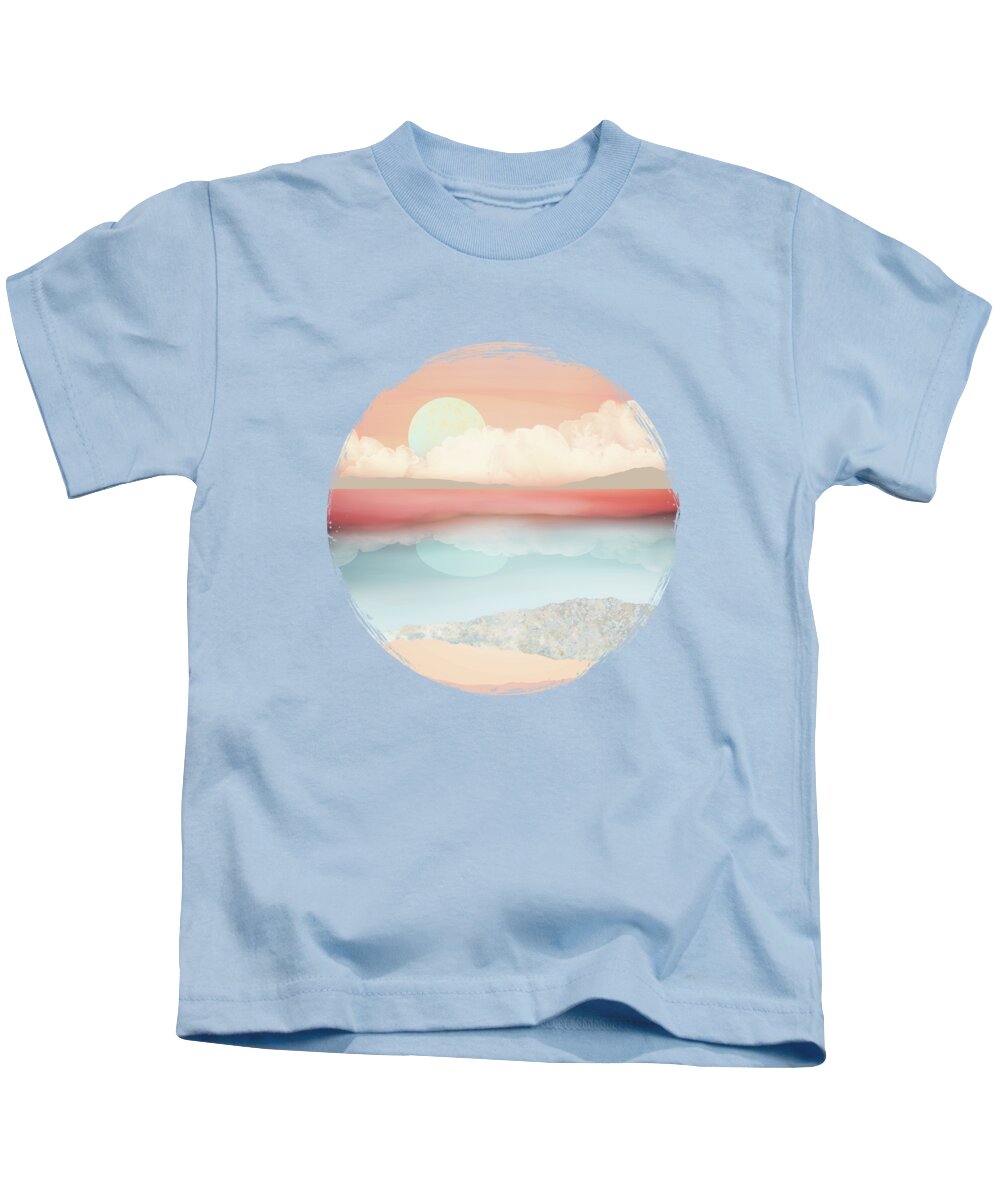 Mint Moon Beach Kids T-Shirt for Sale by Spacefrog Designs