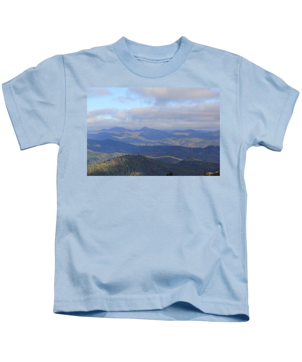 Mountains Kids T-Shirt featuring the photograph Mountain Landscape 3 by Allen Nice-Webb
