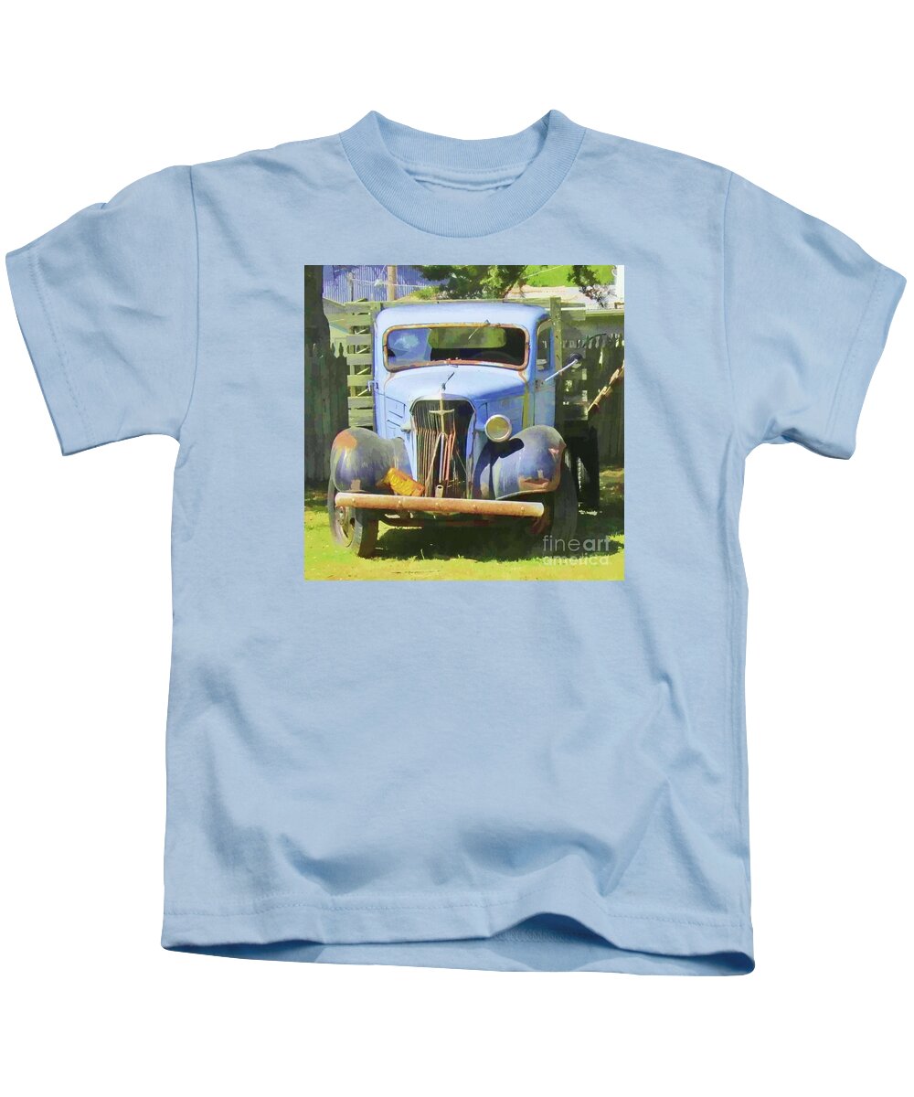 Car Kids T-Shirt featuring the photograph Old Soul #1 by Joyce Creswell