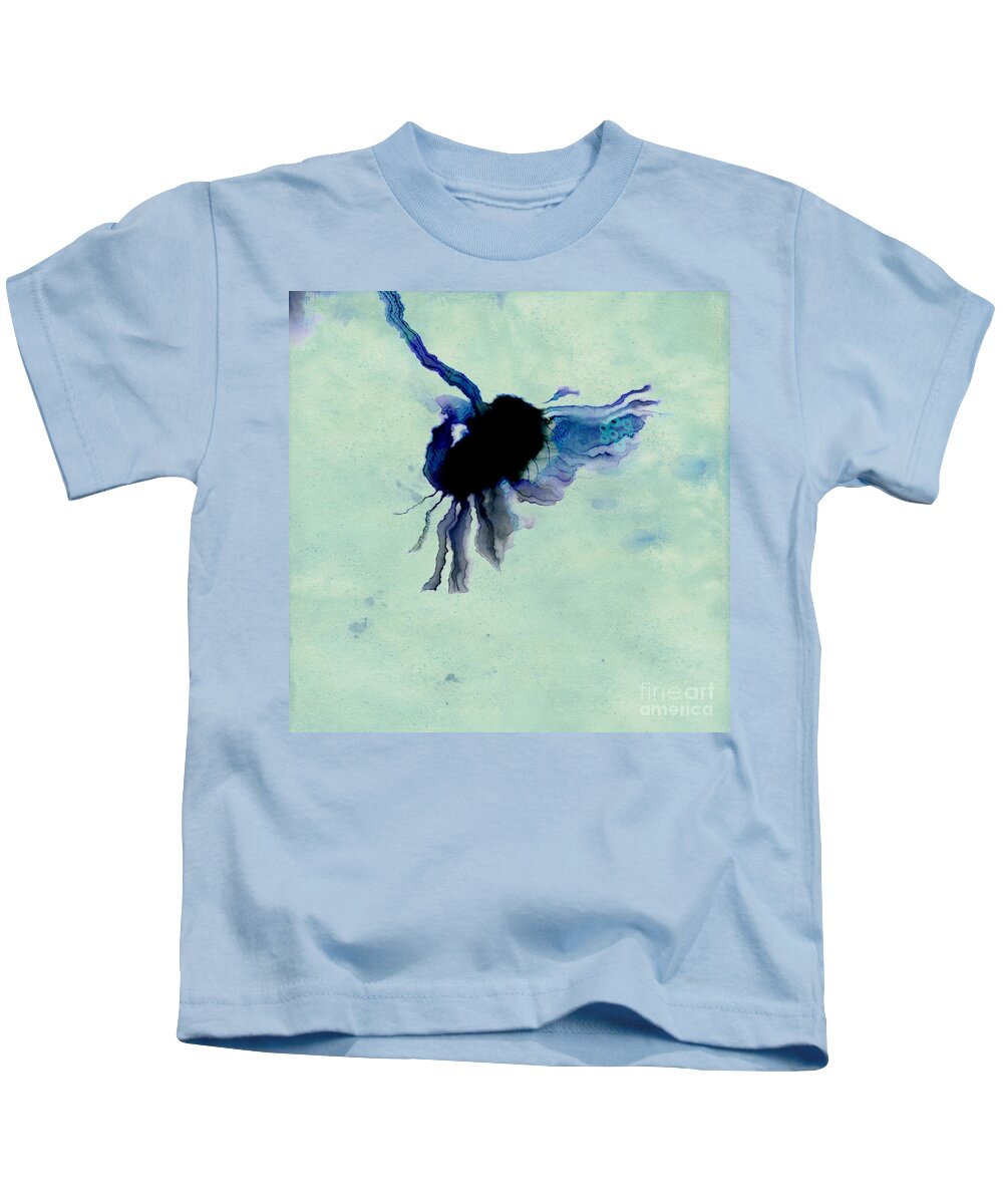 Daisy Kids T-Shirt featuring the photograph One Daisy - s03c by Variance Collections