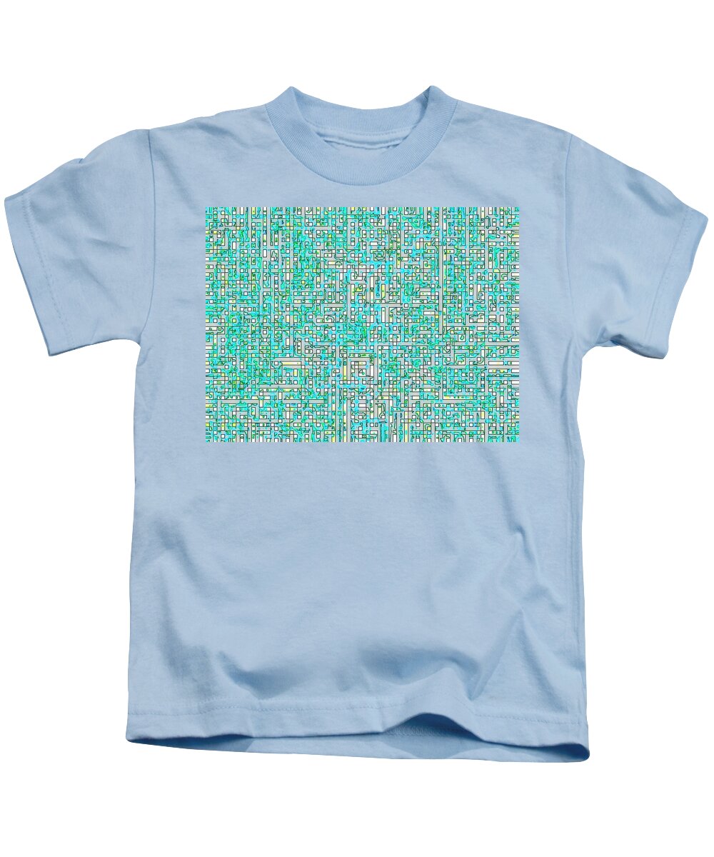 Pixel Kids T-Shirt featuring the photograph Organic Microchip Farm by Andy Rhodes