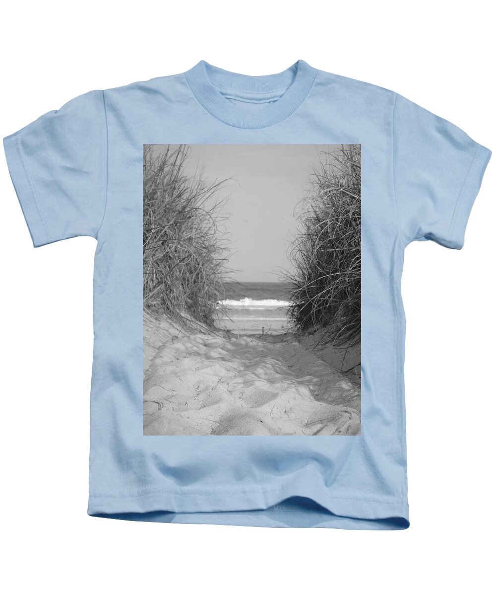Sand Kids T-Shirt featuring the photograph Path to the beach by WaLdEmAr BoRrErO