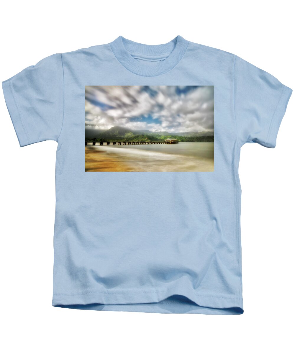 Beach Kids T-Shirt featuring the photograph Powder Puff Clouds by Nicki Frates