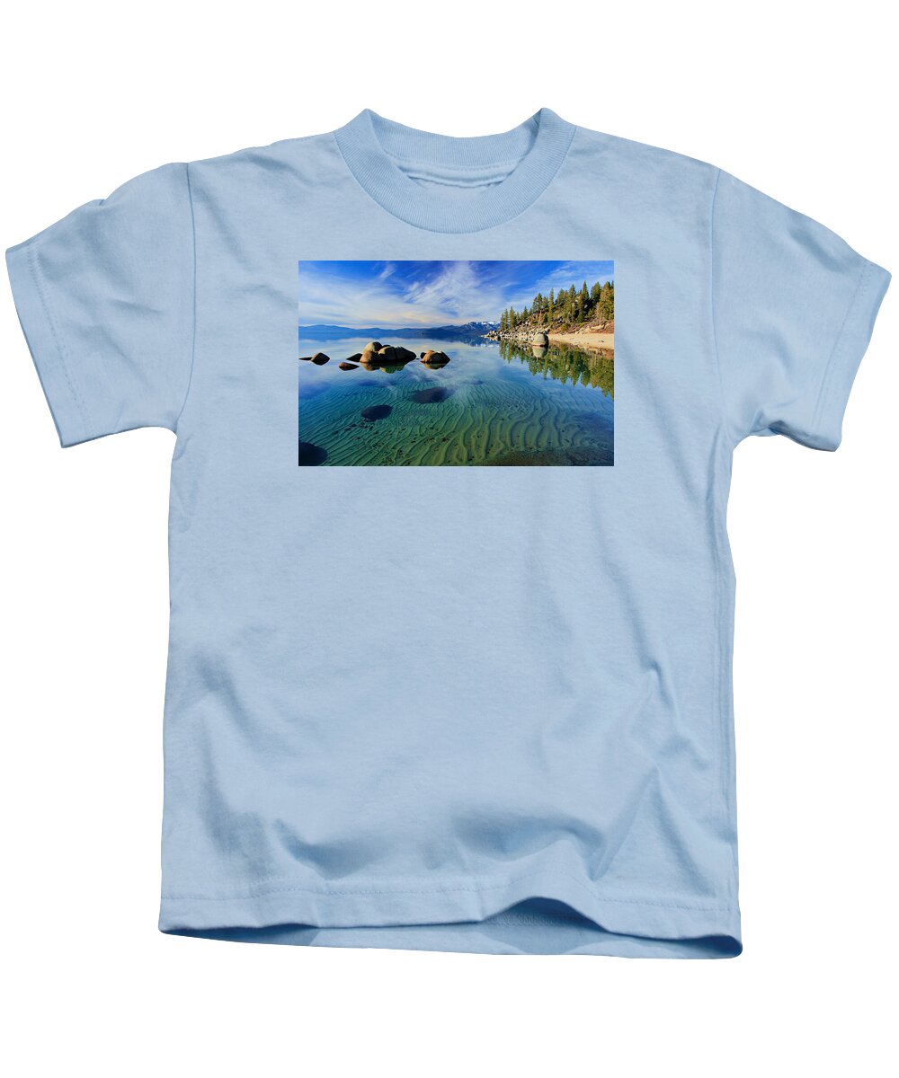 Lake Tahoe Kids T-Shirt featuring the photograph Sands of Time 2 by Sean Sarsfield